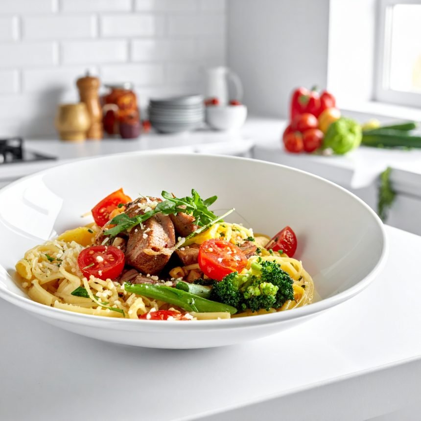 Firefly images of beautiful food sitting on a white countertop 227405